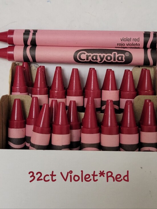 Crayola Other - (32) Crayola Crayons (Violet Red) Single Color Bulk Lot